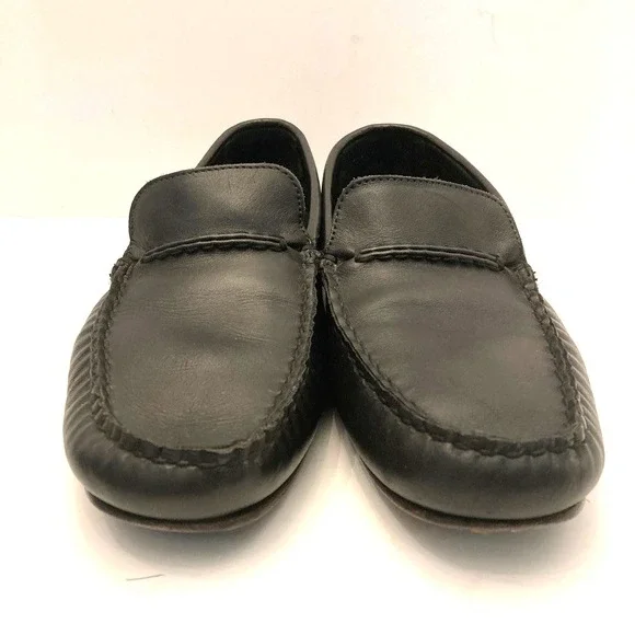 Allen Edmonds SUPER SPORT DRIVER Mens Leather Driving Mocs 9.5 D Black Technogel